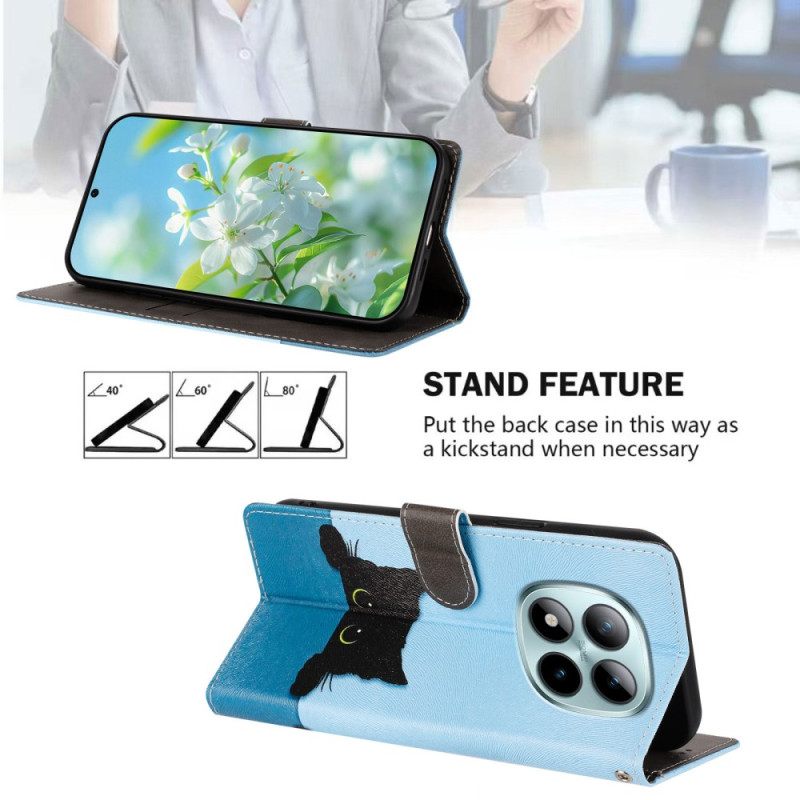 Δερματινη Θηκη Xiaomi Redmi Note 15 Pro Plus 5g Μικρή Γάτα