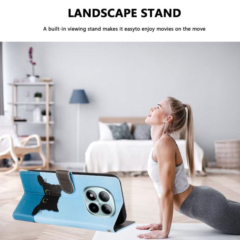 Δερματινη Θηκη Xiaomi Redmi Note 15 Pro Plus 5g Μικρή Γάτα