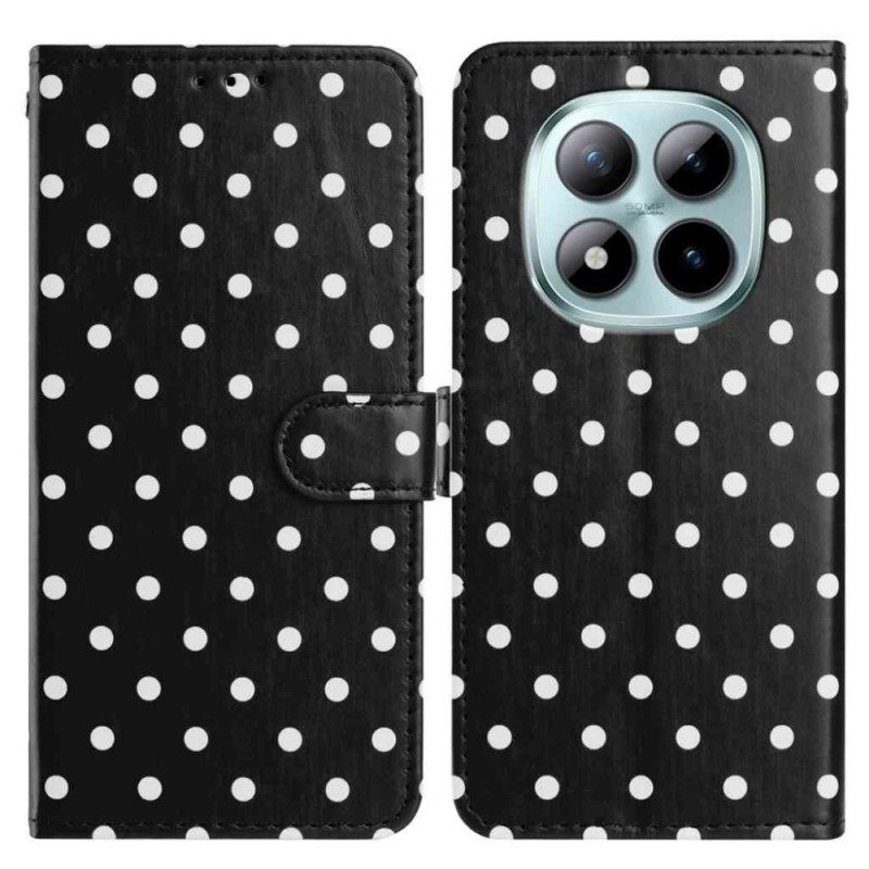 Δερματινη Θηκη Xiaomi Redmi Note 15 Pro Plus 5g Μπιζέλια