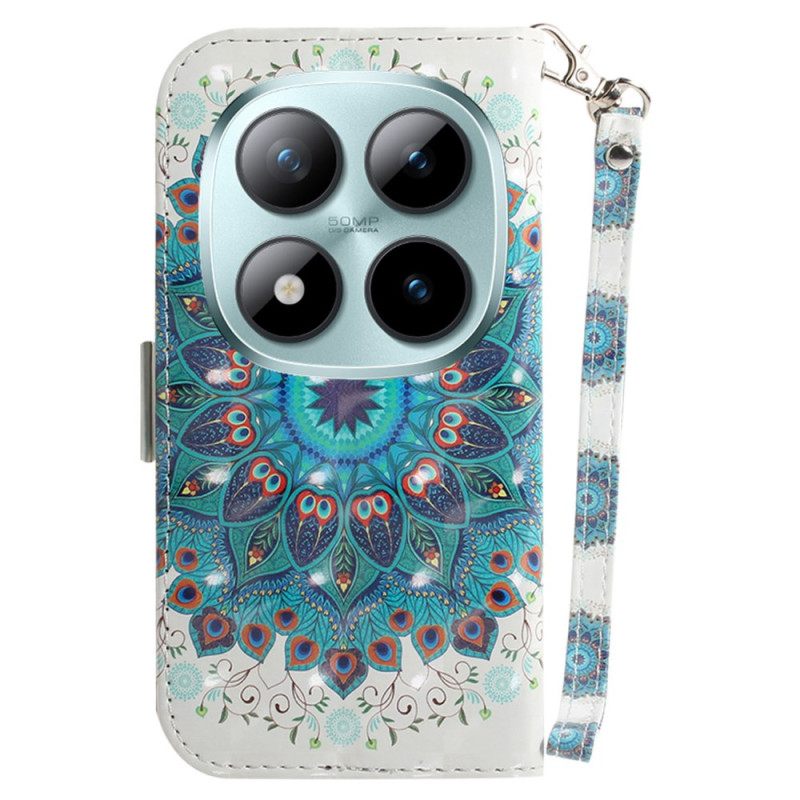 Δερματινη Θηκη Xiaomi Redmi Note 15 Pro Plus 5g Πράσινο Μάνταλα Με Τιράντες Σιλικόνης