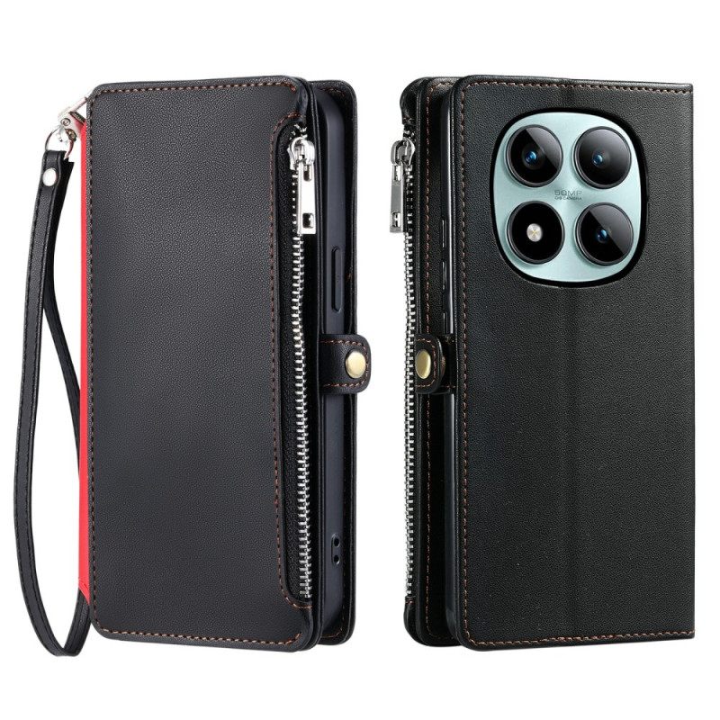 Δερματινη Θηκη Xiaomi Redmi Note 15 Pro Plus 5g Premium Design Σιλικόνης