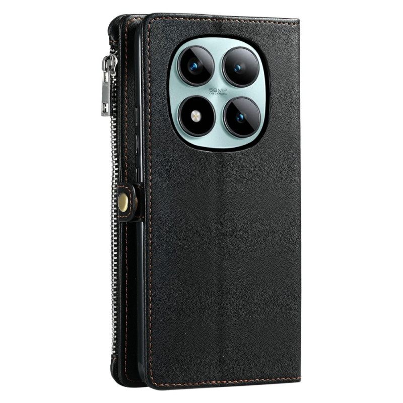 Δερματινη Θηκη Xiaomi Redmi Note 15 Pro Plus 5g Premium Design Σιλικόνης