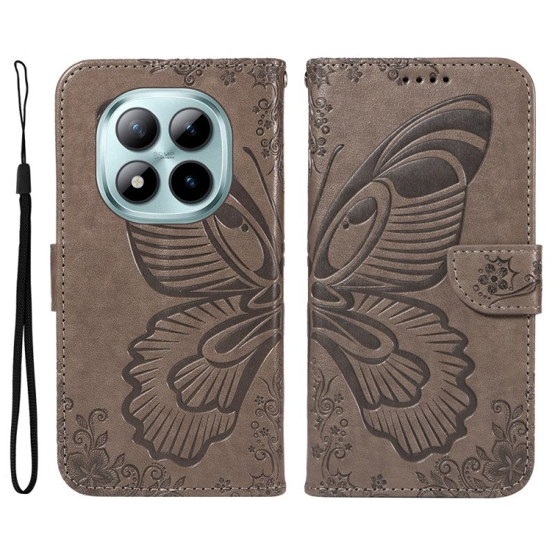 Δερματινη Θηκη Xiaomi Redmi Note 15 Pro Plus 5g Σχέδιο Πεταλούδας