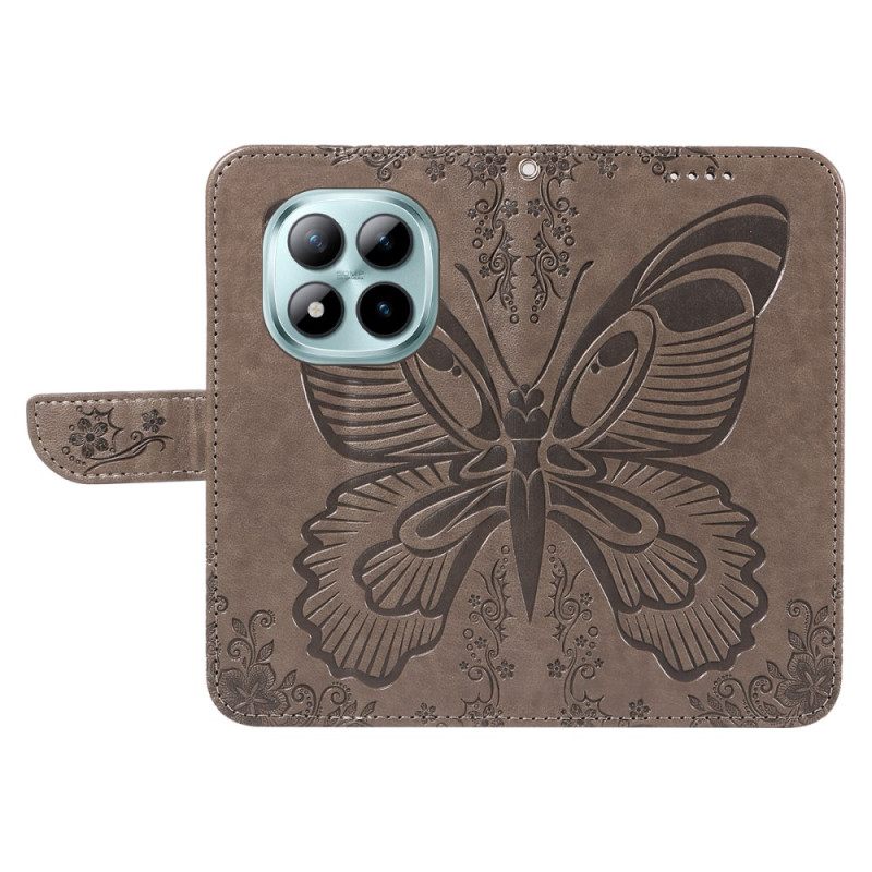 Δερματινη Θηκη Xiaomi Redmi Note 15 Pro Plus 5g Σχέδιο Πεταλούδας