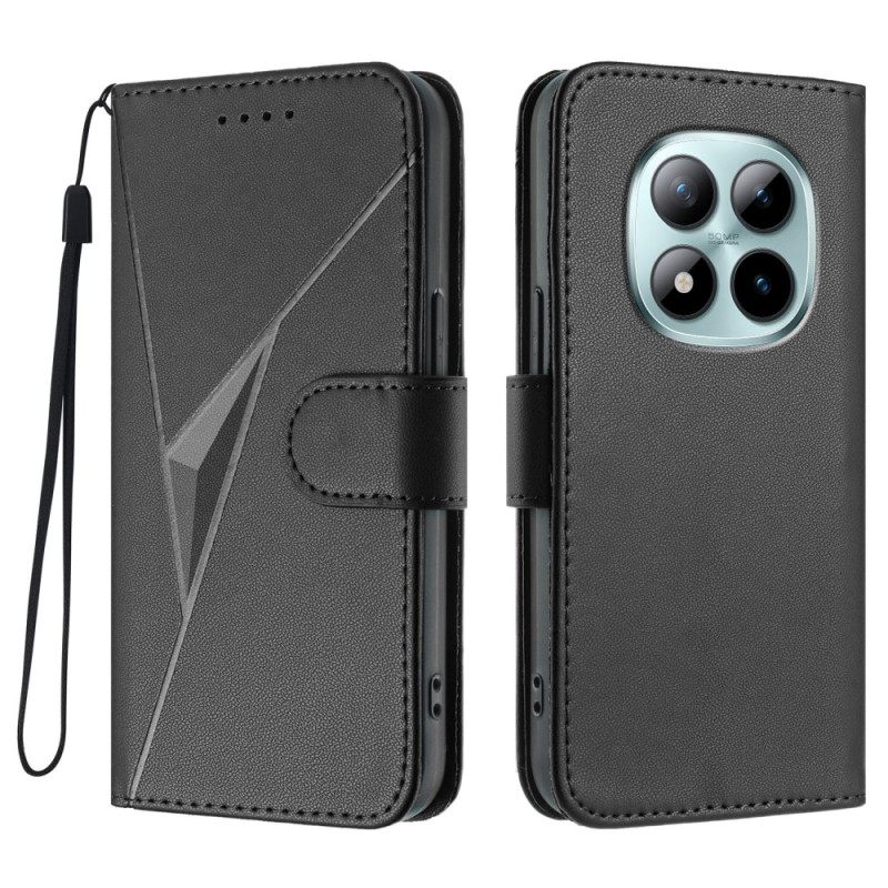 Δερματινη Θηκη Xiaomi Redmi Note 15 Pro Plus 5g Σχέδιο Τριγώνου