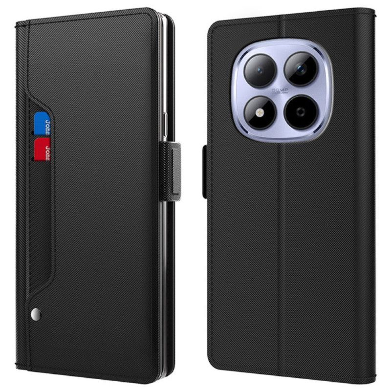 Δερματινη Θηκη Xiaomi Redmi Note 15 Pro Plus 5g Θήκη Για Κάρτες Και Καθρέφτη