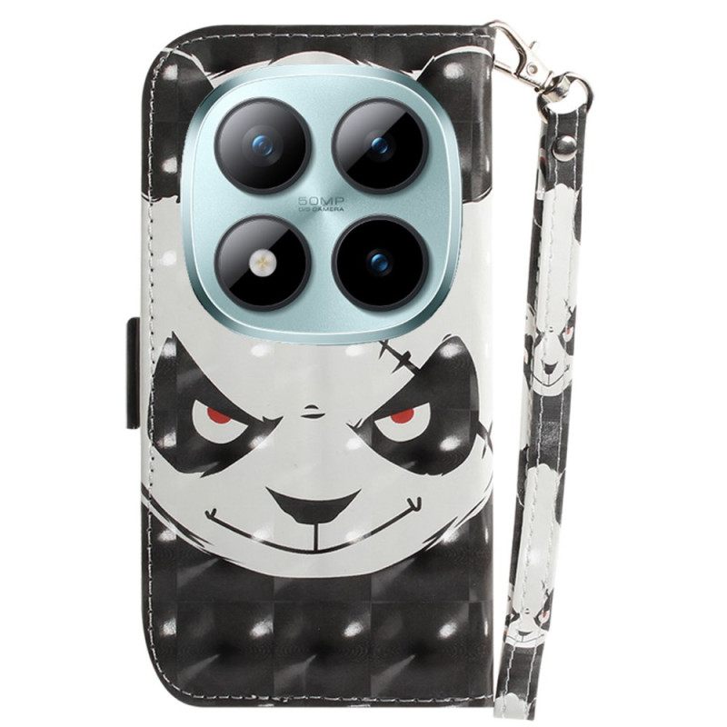 Δερματινη Θηκη Xiaomi Redmi Note 15 Pro Plus 5g Θυμωμένο Πάντα Με Τιράντες