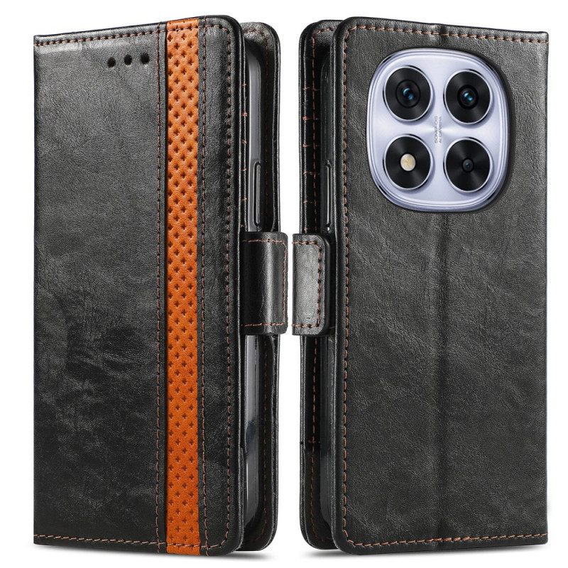 Δερματινη Θηκη Xiaomi Redmi Note 15 Pro Plus 5g Χρυσό Κούμπωμα Caseneo