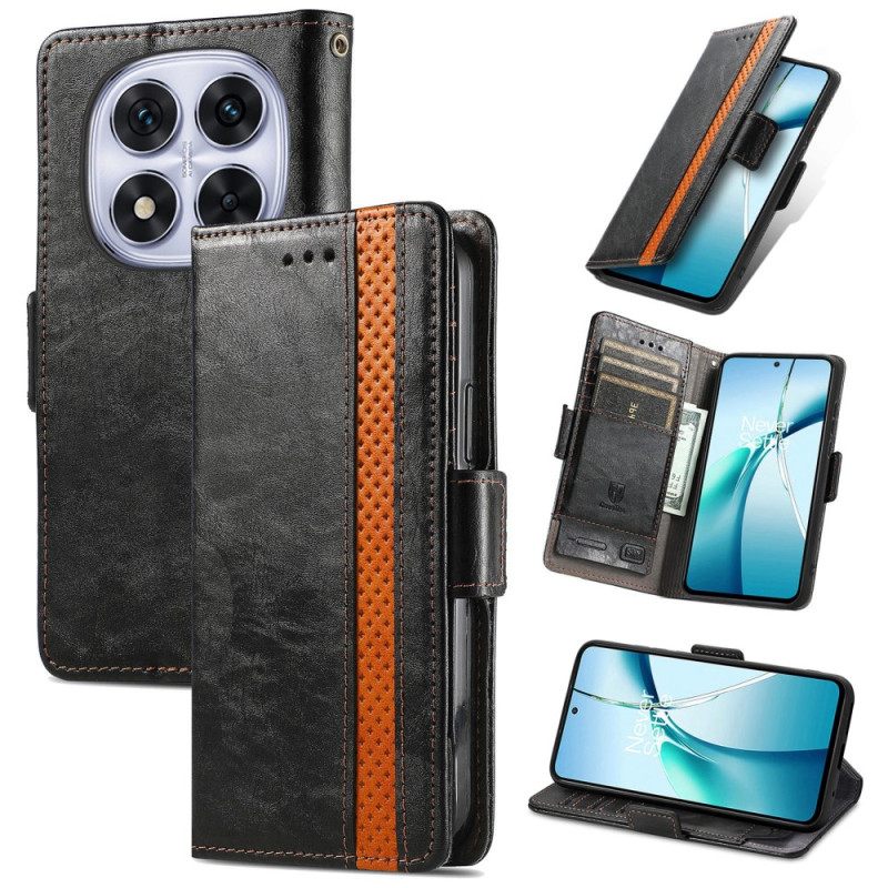 Δερματινη Θηκη Xiaomi Redmi Note 15 Pro Plus 5g Χρυσό Κούμπωμα Caseneo