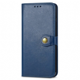 Δερματινη Θηκη Xiaomi Redmi Note 15 Pro Plus 5g Χρυσό Κούμπωμα Σιλικόνης