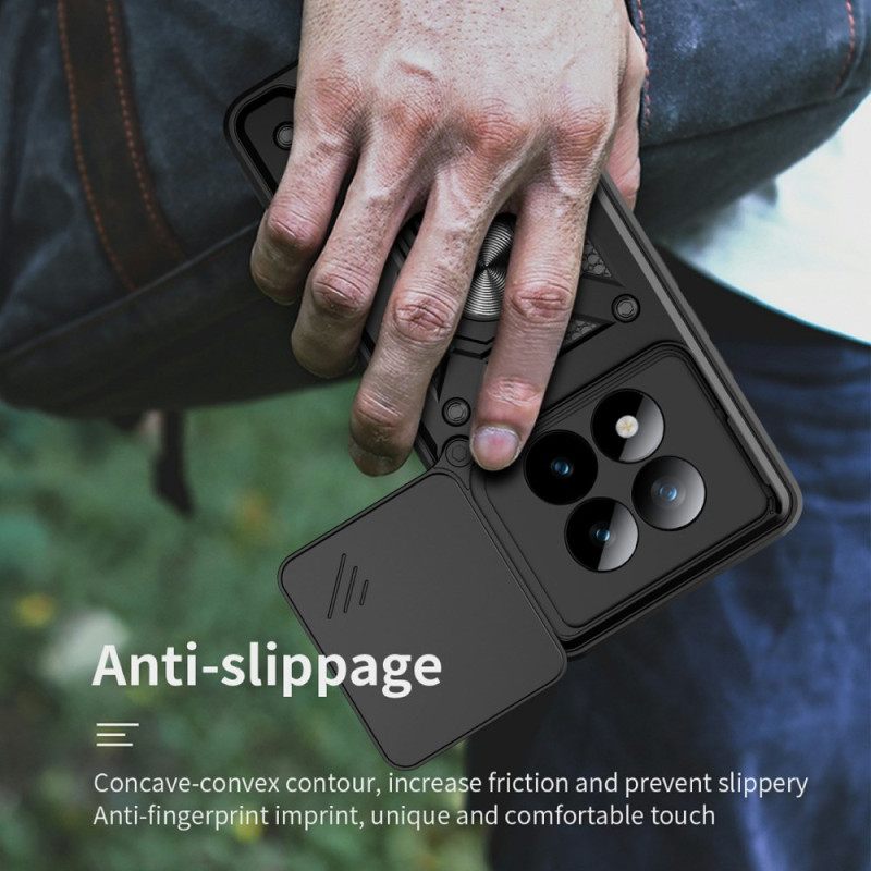 Κάλυμμα Xiaomi Redmi Note 15 Pro Plus 5g Συρόμενη Προστασία Κάμερας Και Ενσωματωμένη Βάση