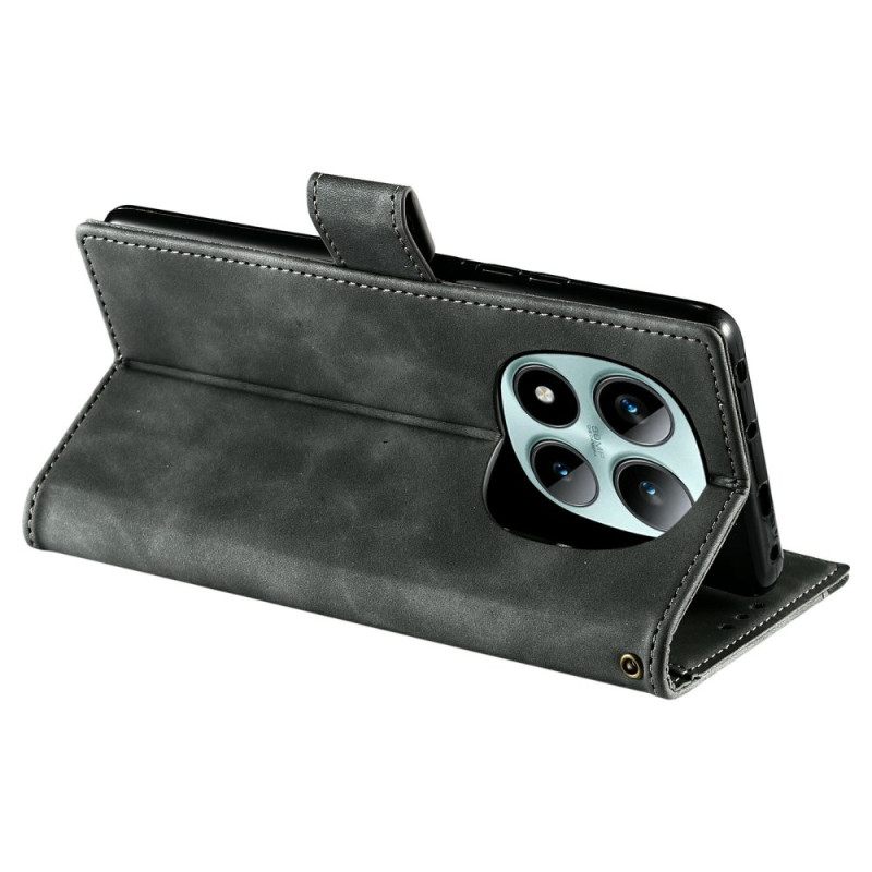 Θηκη Κινητου Xiaomi Redmi Note 15 Pro Plus 5g Θήκες Κινητών Πορτοφόλι Δύο Τόνων Με Ρετρό Λουράκια