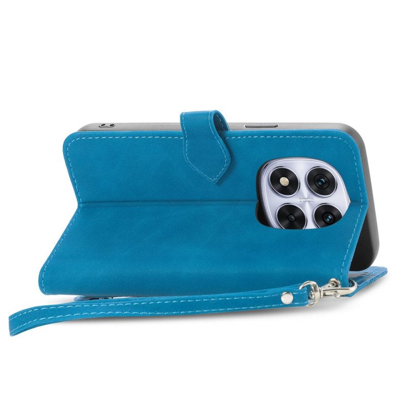 Θηκη Κινητου Xiaomi Redmi Note 15 Pro Plus 5g Θήκες Κινητών Σχέδιο Με Εφέ Σουέτ Λουλουδάτο