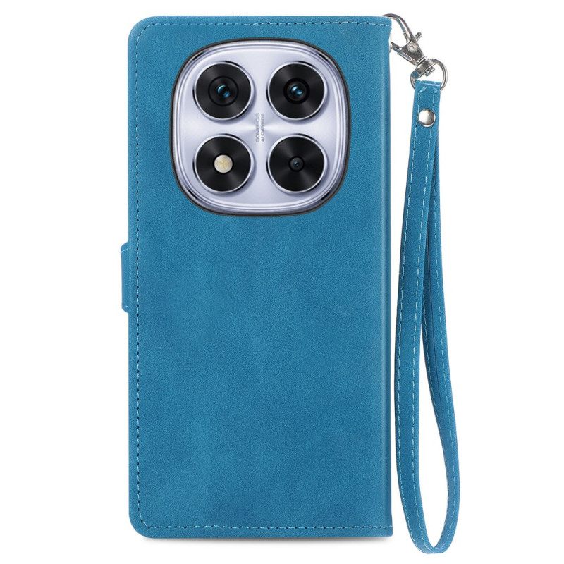 Θηκη Κινητου Xiaomi Redmi Note 15 Pro Plus 5g Θήκες Κινητών Σχέδιο Με Εφέ Σουέτ Λουλουδάτο