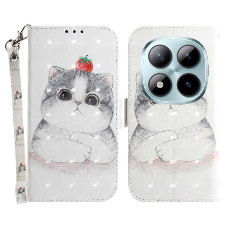 Θηκη Κινητου Xiaomi Redmi Note 15 Pro Plus 5g Θήκες Κινητών Χαριτωμένη Γάτα Με Λουράκι