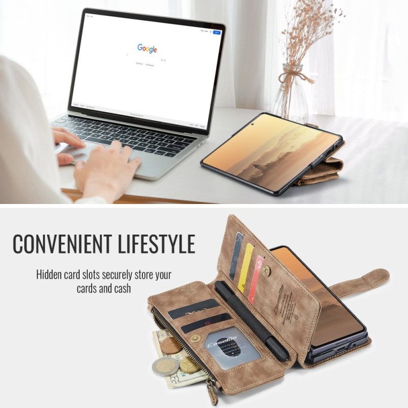 Δερματινη Θηκη Samsung Galaxy Z Fold 7 Caseme Σιλικόνης