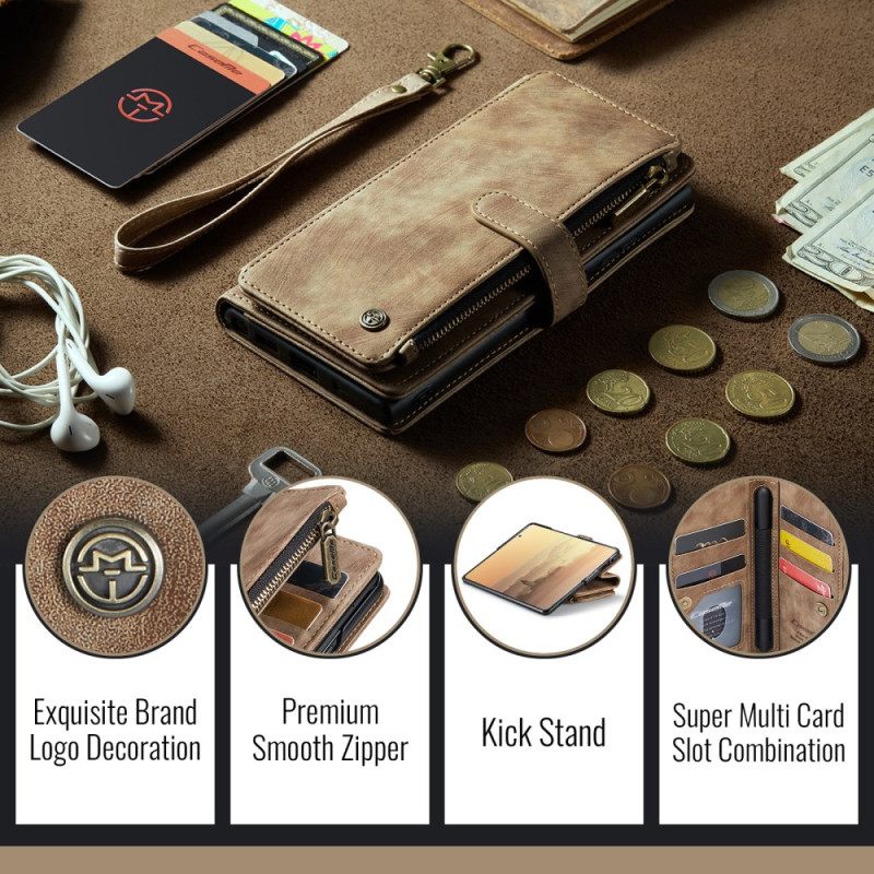 Δερματινη Θηκη Samsung Galaxy Z Fold 7 Caseme Σιλικόνης