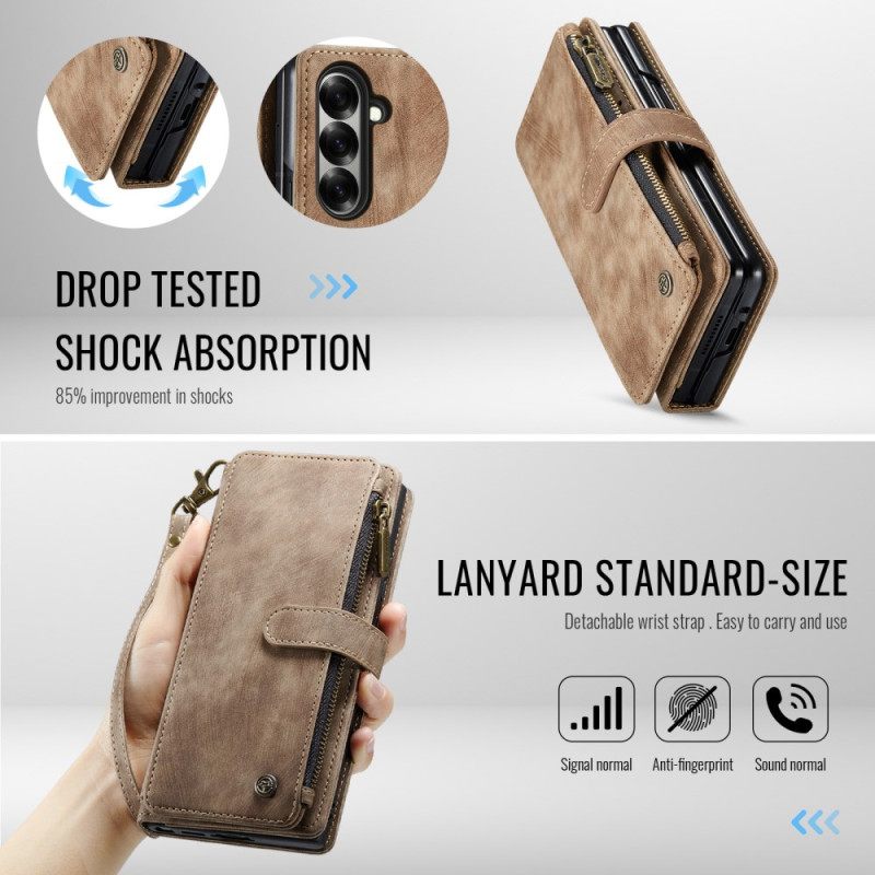 Δερματινη Θηκη Samsung Galaxy Z Fold 7 Caseme Σιλικόνης