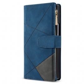 Δερματινη Θηκη Samsung Galaxy Z Fold 7 Δίχρωμο Πορτοφόλι Σιλικόνης