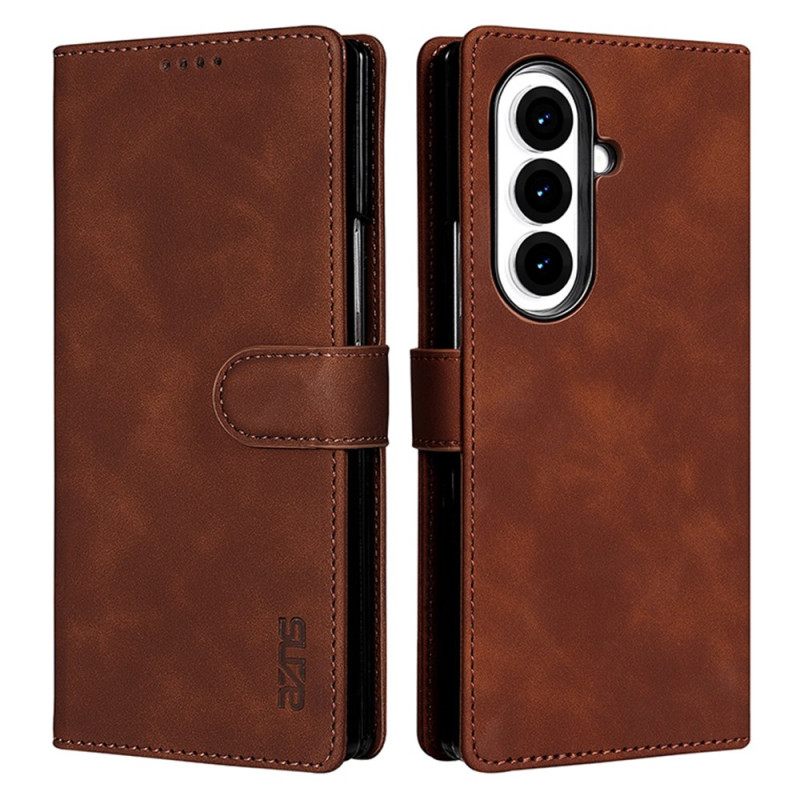 Δερματινη Θηκη Samsung Galaxy Z Fold 7 Εφέ Σουέτ Azns