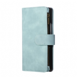 Δερματινη Θηκη Samsung Galaxy Z Fold 7 Πορτοφόλι Με Εφέ Σουέτ Και Ιμάντα Ώμου