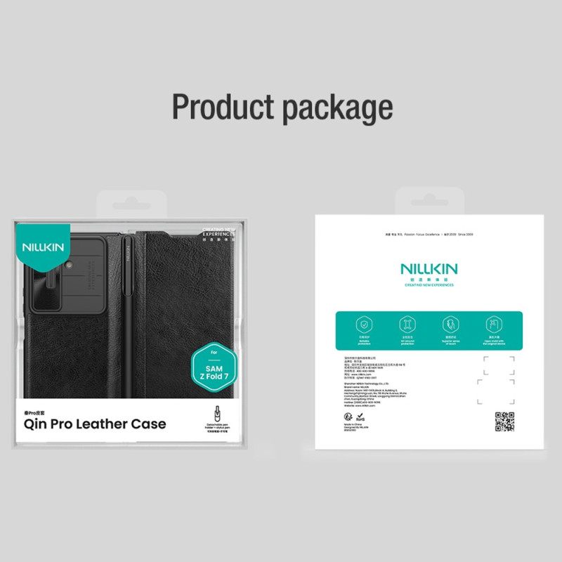 Δερματινη Θηκη Samsung Galaxy Z Fold 7 Σειρά Qin Pro Nillkin