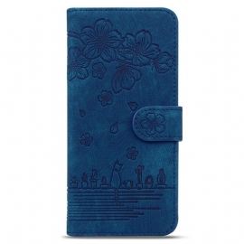 Δερματινη Θηκη Samsung Galaxy Z Fold 7 Σκηνή Γάτας