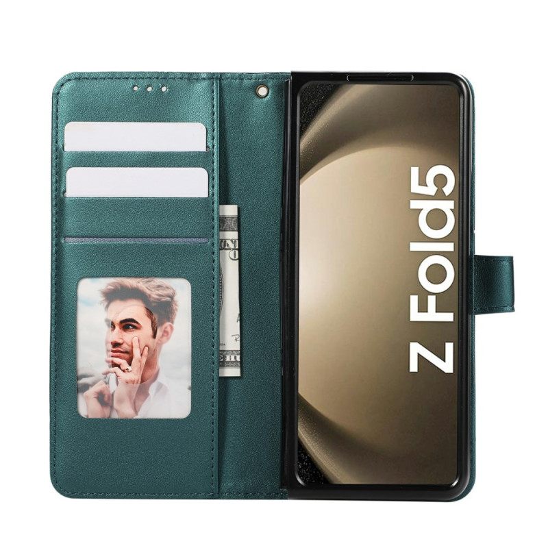 Δερματινη Θηκη Samsung Galaxy Z Fold 7 Σχέδιο Διαμαντιών Σιλικόνης