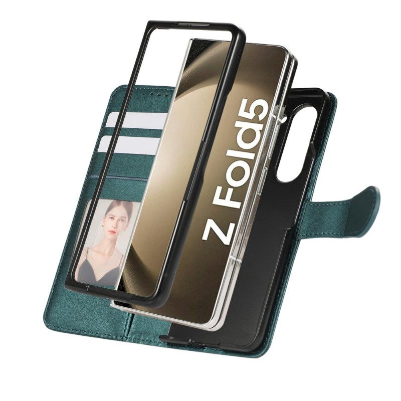 Δερματινη Θηκη Samsung Galaxy Z Fold 7 Σχέδιο Διαμαντιών Σιλικόνης