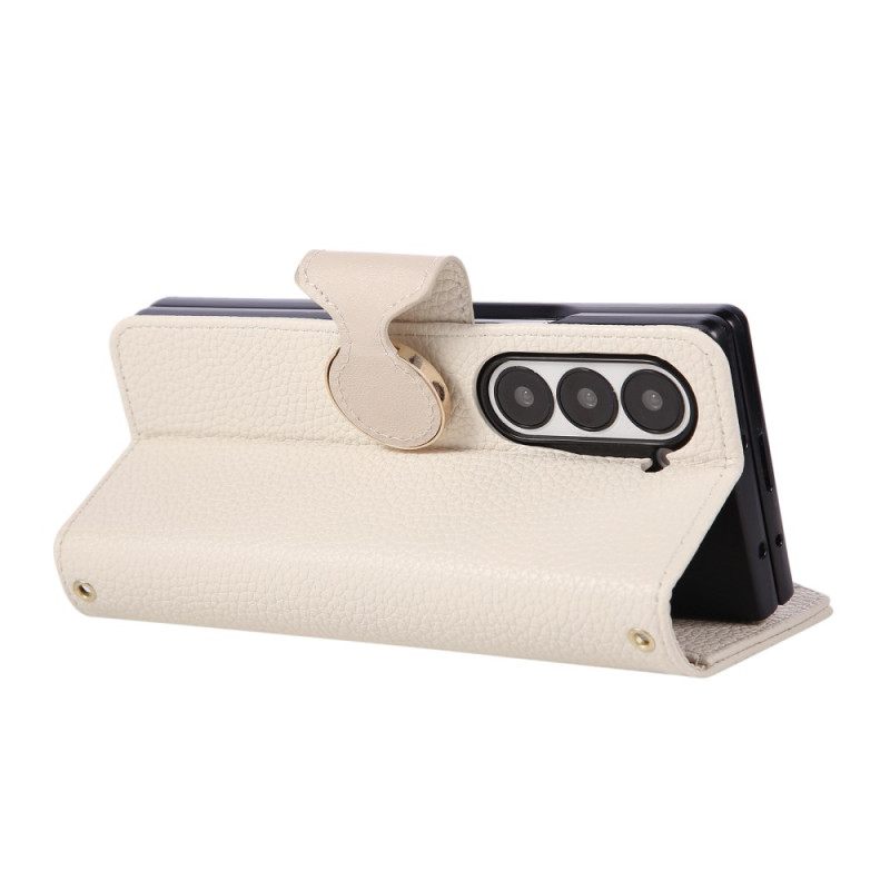 Δερματινη Θηκη Samsung Galaxy Z Fold 7 Vintage Design