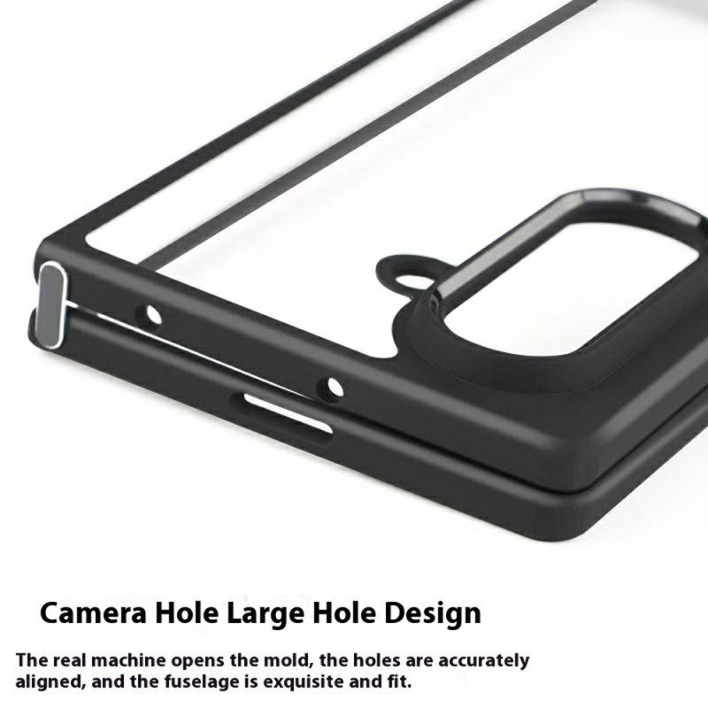 Κάλυμμα Samsung Galaxy Z Fold 7 Αντικραδασμική Με Διαφανή Πλάτη Σιλικόνης