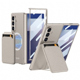 Κάλυμμα Samsung Galaxy Z Fold 7 Αποσπώμενη Θήκη Καρτών Και Ενσωματωμένη Βάση