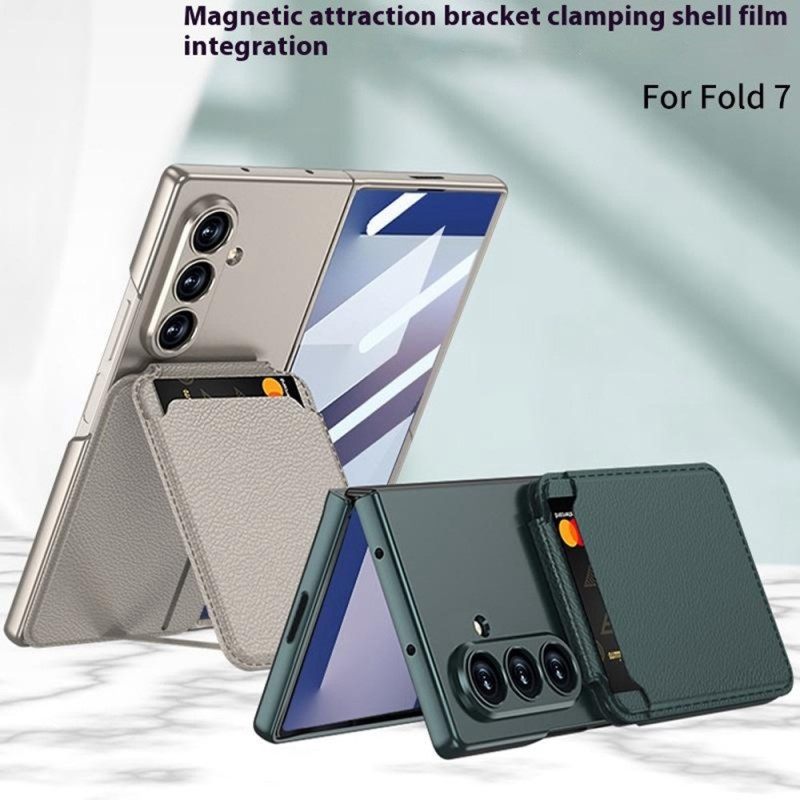 Κάλυμμα Samsung Galaxy Z Fold 7 Αποσπώμενη Θήκη Καρτών Και Ενσωματωμένη Βάση