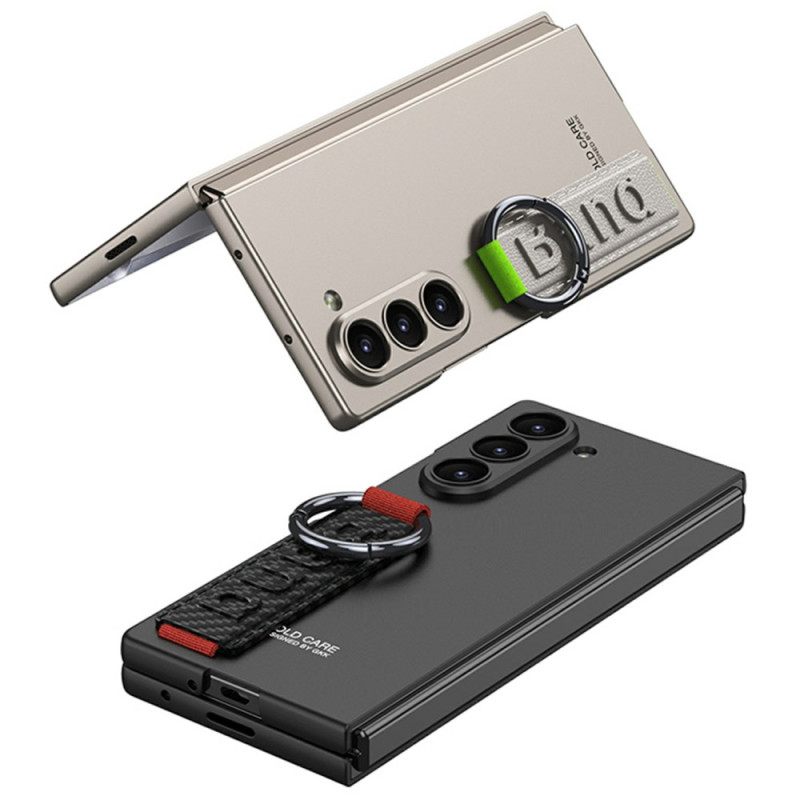 Κάλυμμα Samsung Galaxy Z Fold 7 Δαχτυλίδι Και Λουράκι Σιλικόνης