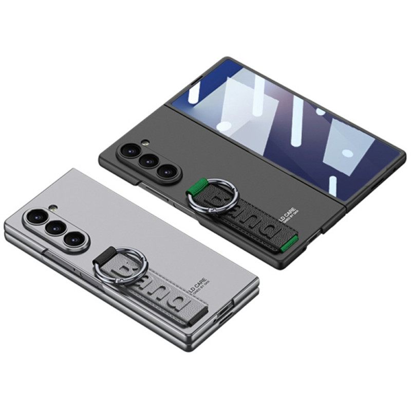 Κάλυμμα Samsung Galaxy Z Fold 7 Δαχτυλίδι Και Λουράκι Σιλικόνης