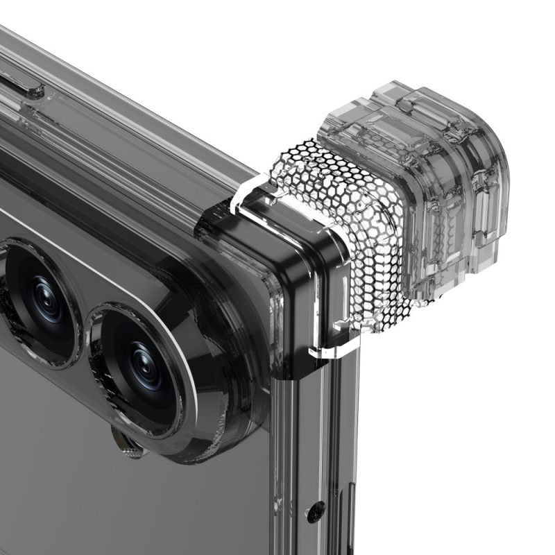 Κάλυμμα Samsung Galaxy Z Fold 7 Διαφανής Μαγνητικός Μεντεσές Με Βάση