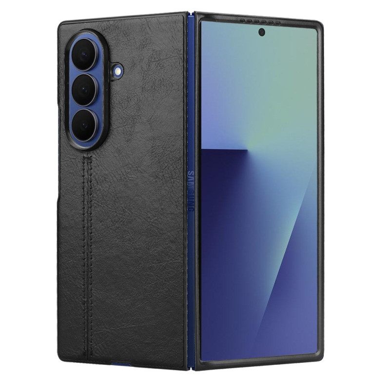 Κάλυμμα Samsung Galaxy Z Fold 7 Εφέ Δέρματος Υψηλή Ραπτική