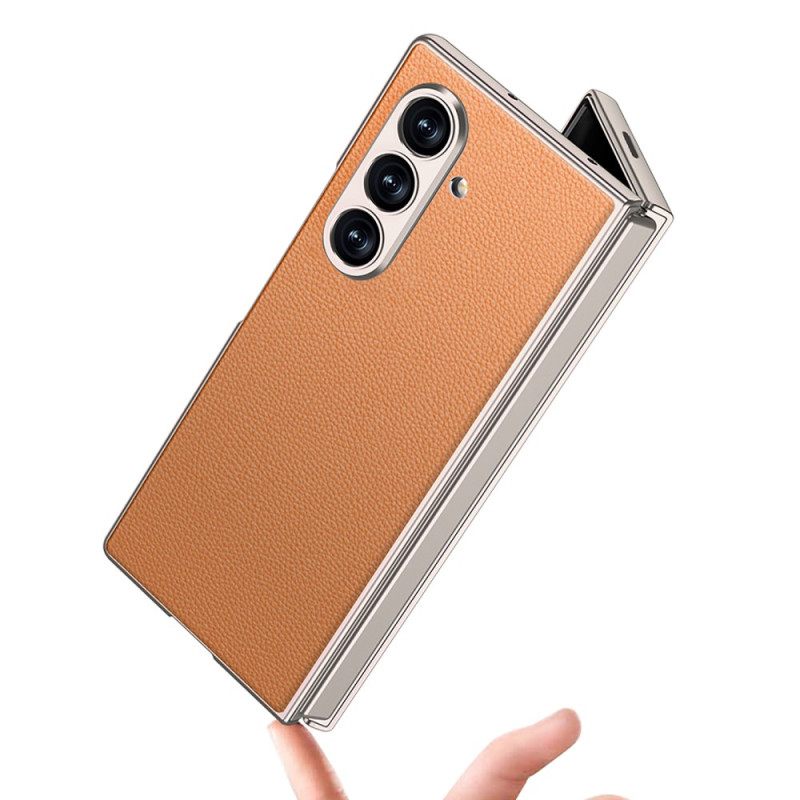 Κάλυμμα Samsung Galaxy Z Fold 7 Γνήσιο Δέρμα Gkk