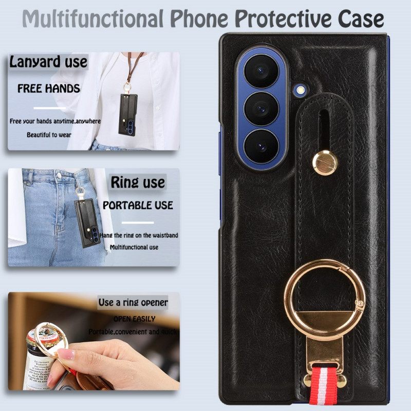 Κάλυμμα Samsung Galaxy Z Fold 7 Ιμάντας Καρπού Και Βάση