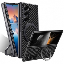 Κάλυμμα Samsung Galaxy Z Fold 7 Μαγνητικός Μεντεσές Με Βάση Δαχτυλιδιού Suteni