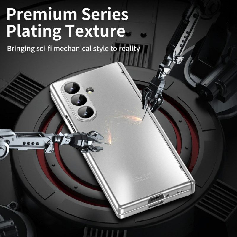 Κάλυμμα Samsung Galaxy Z Fold 7 Μεταλλικό Εφέ Με Προστατευτικό Οθόνης