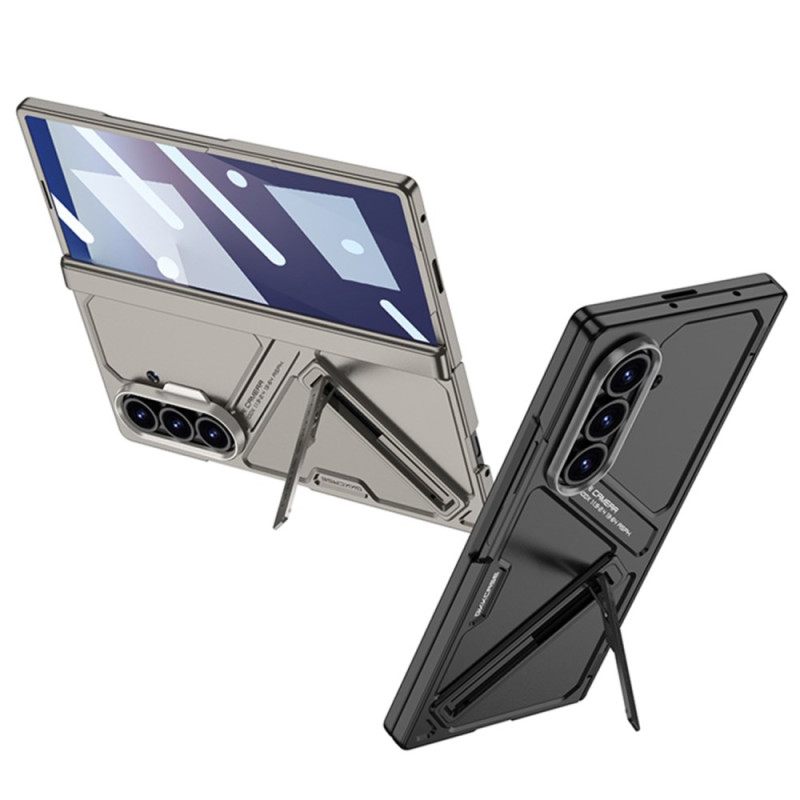 Κάλυμμα Samsung Galaxy Z Fold 7 Προστατευτικό Μεντεσέ Και Βάση Gkk