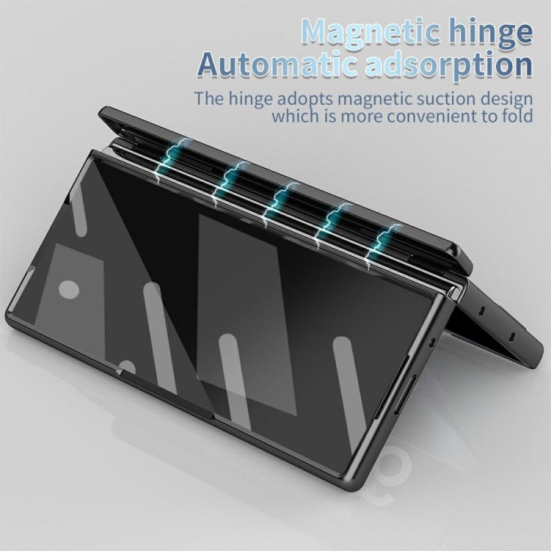 Κάλυμμα Samsung Galaxy Z Fold 7 Προστατευτικό Οθόνης Από Σκληρυμένο Γυαλί Και Βάση Γραφίδας