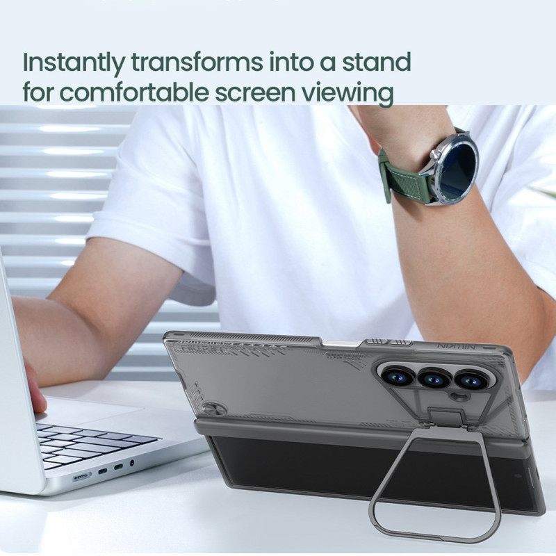 Κάλυμμα Samsung Galaxy Z Fold 7 Σειρά Iceblade Prop Με Βάση Και Πλαίσιο Φακού