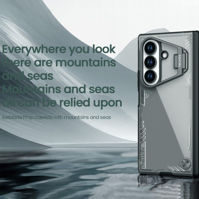 Κάλυμμα Samsung Galaxy Z Fold 7 Σειρά Iceblade Prop Με Βάση Και Πλαίσιο Φακού