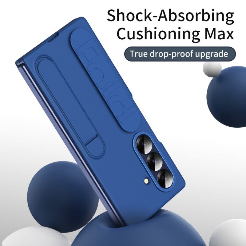 Κάλυμμα Samsung Galaxy Z Fold 7 Στήριγμα Και Λουράκι Σιλικόνης