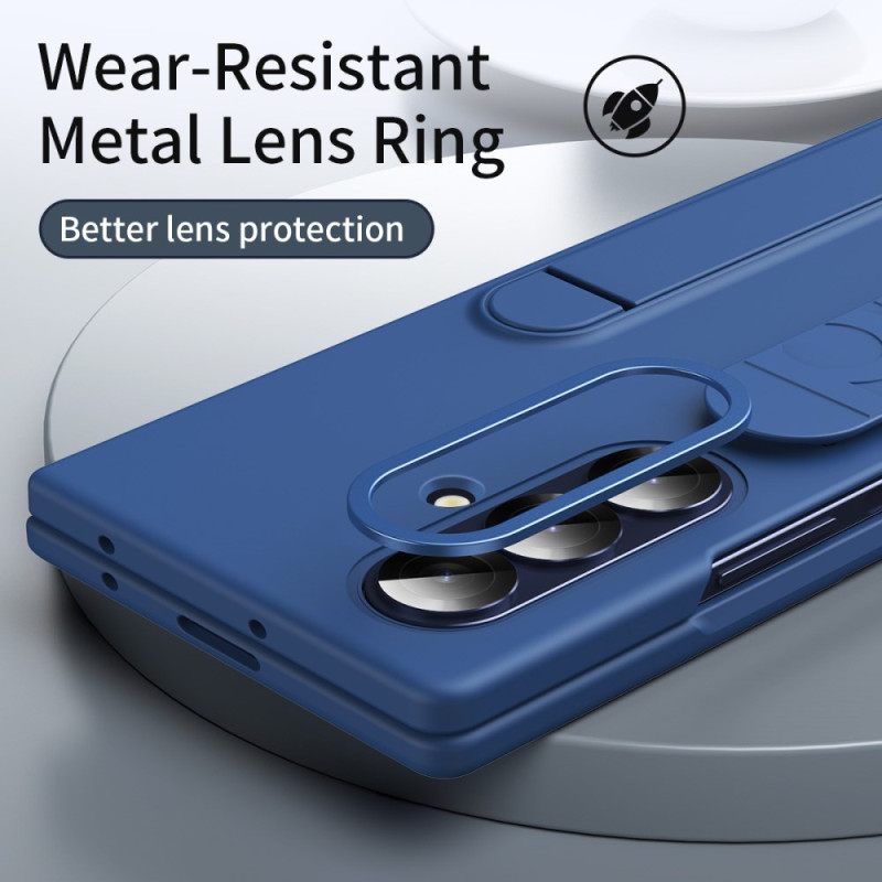 Κάλυμμα Samsung Galaxy Z Fold 7 Στήριγμα Και Λουράκι Σιλικόνης