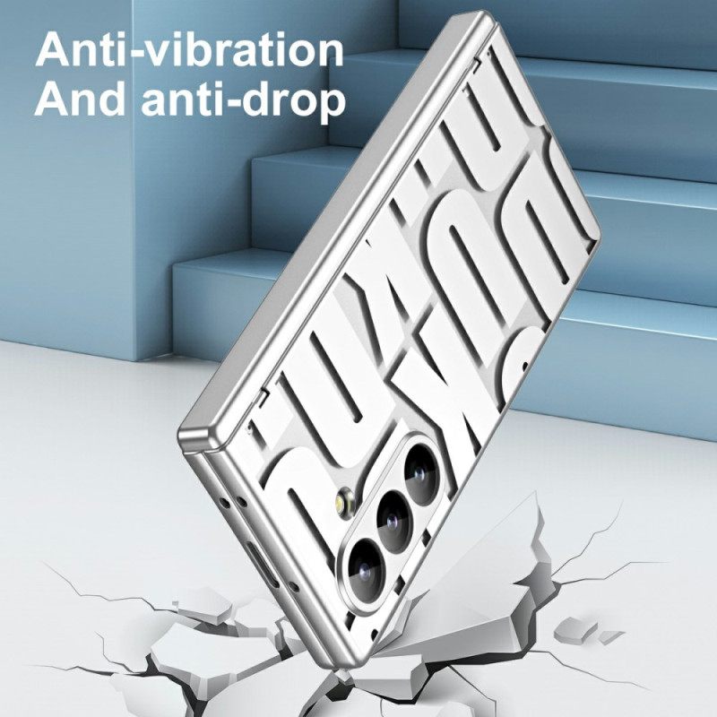 Κάλυμμα Samsung Galaxy Z Fold 7 Σχέδιο Γράμματος Με Προστατευτικό Οθόνης Από Σκληρυμένο Γυαλί