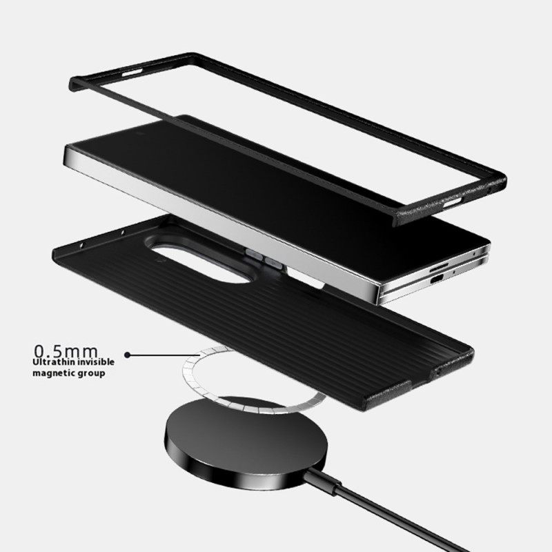 Κάλυμμα Samsung Galaxy Z Fold 7 Συμβατό Με Magsafe Ανάγλυφο Abeel