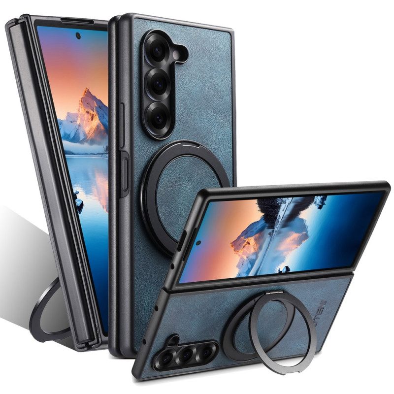 Κάλυμμα Samsung Galaxy Z Fold 7 Συμβατό Με Magsafe Με Περιστρεφόμενη Βάση Suteni Σιλικόνης